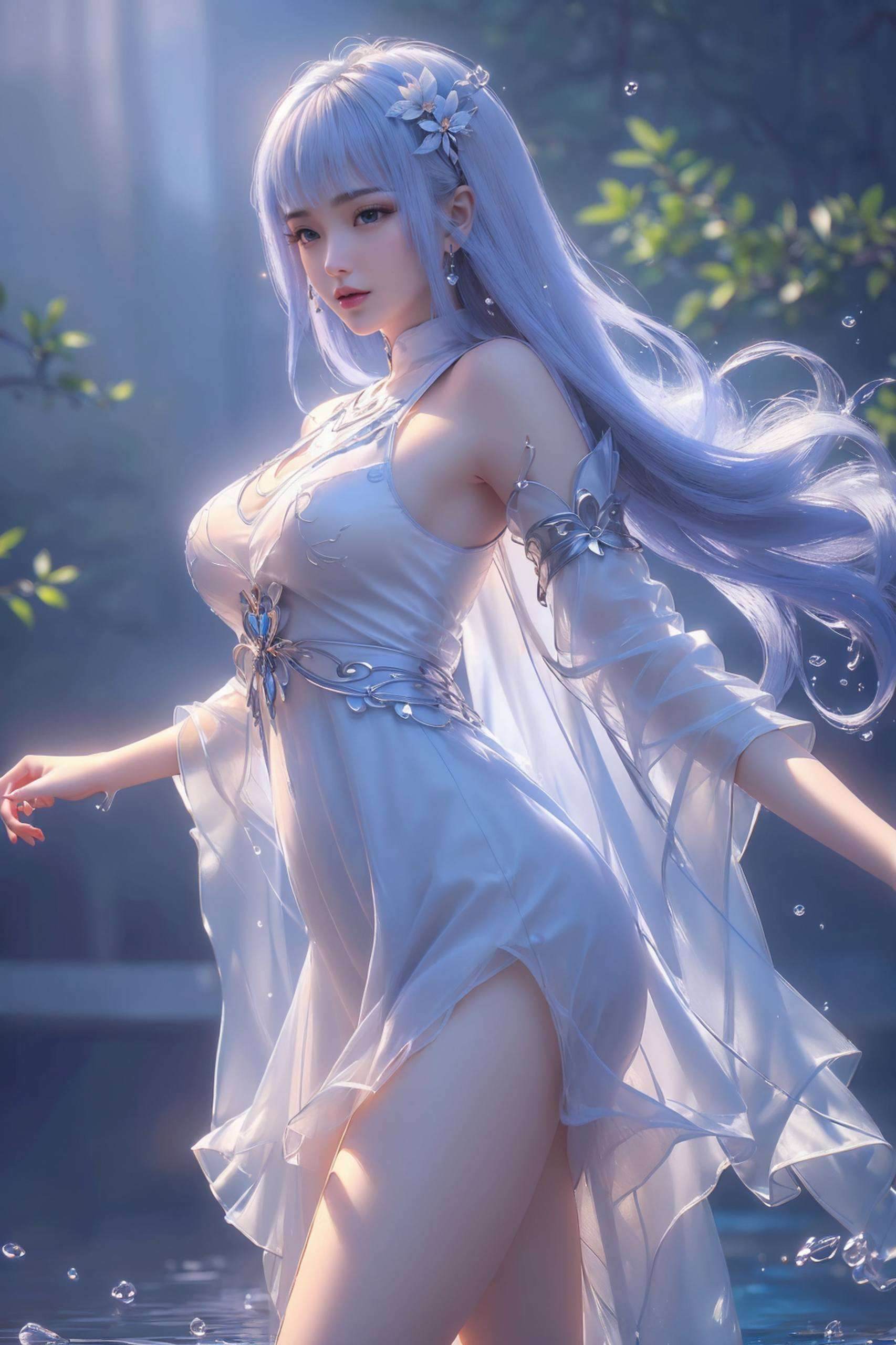 宁雨蝶和罗征亲密时刻高清美图