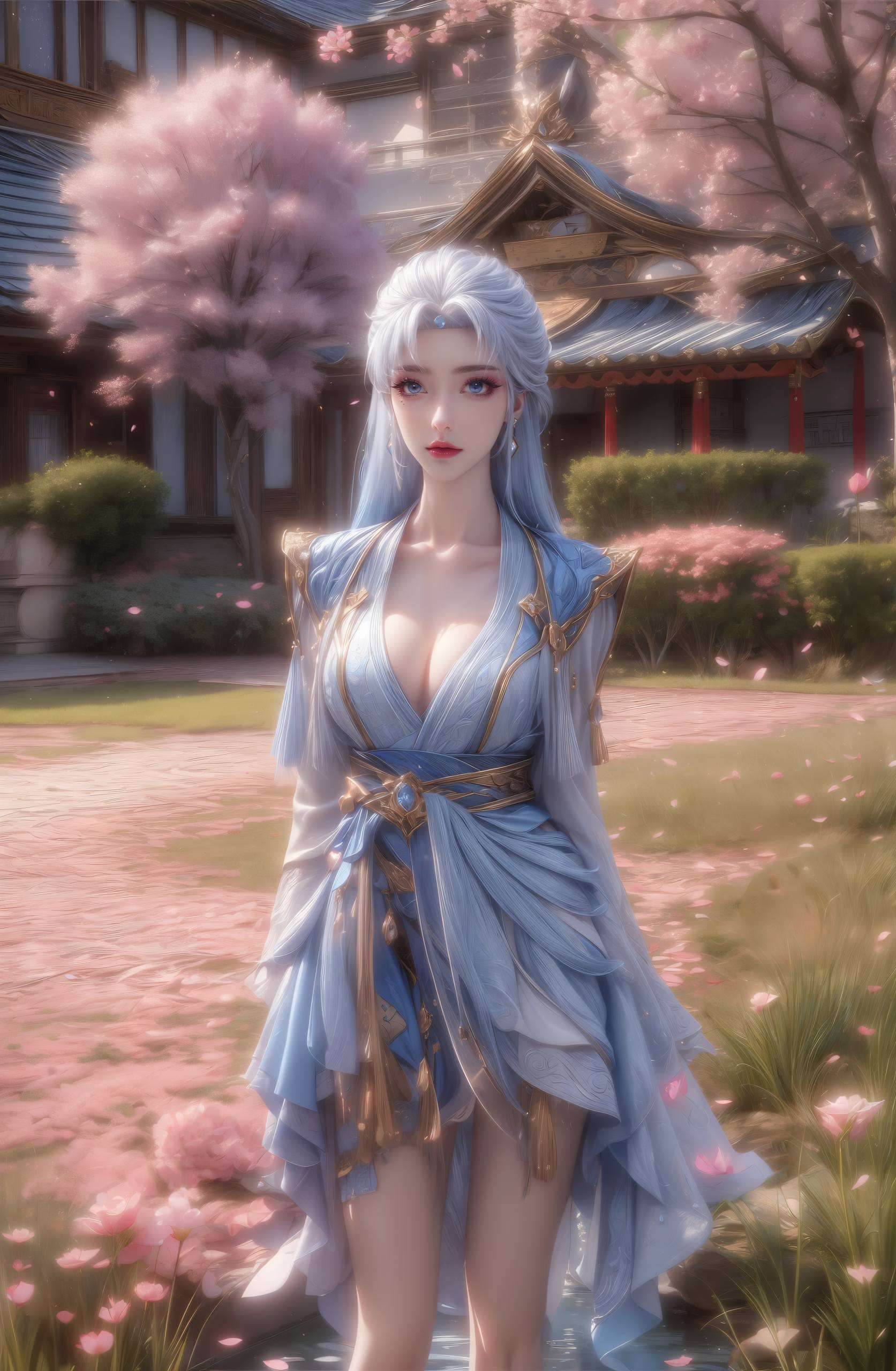 宁雨蝶撞脸月婵高清美图
