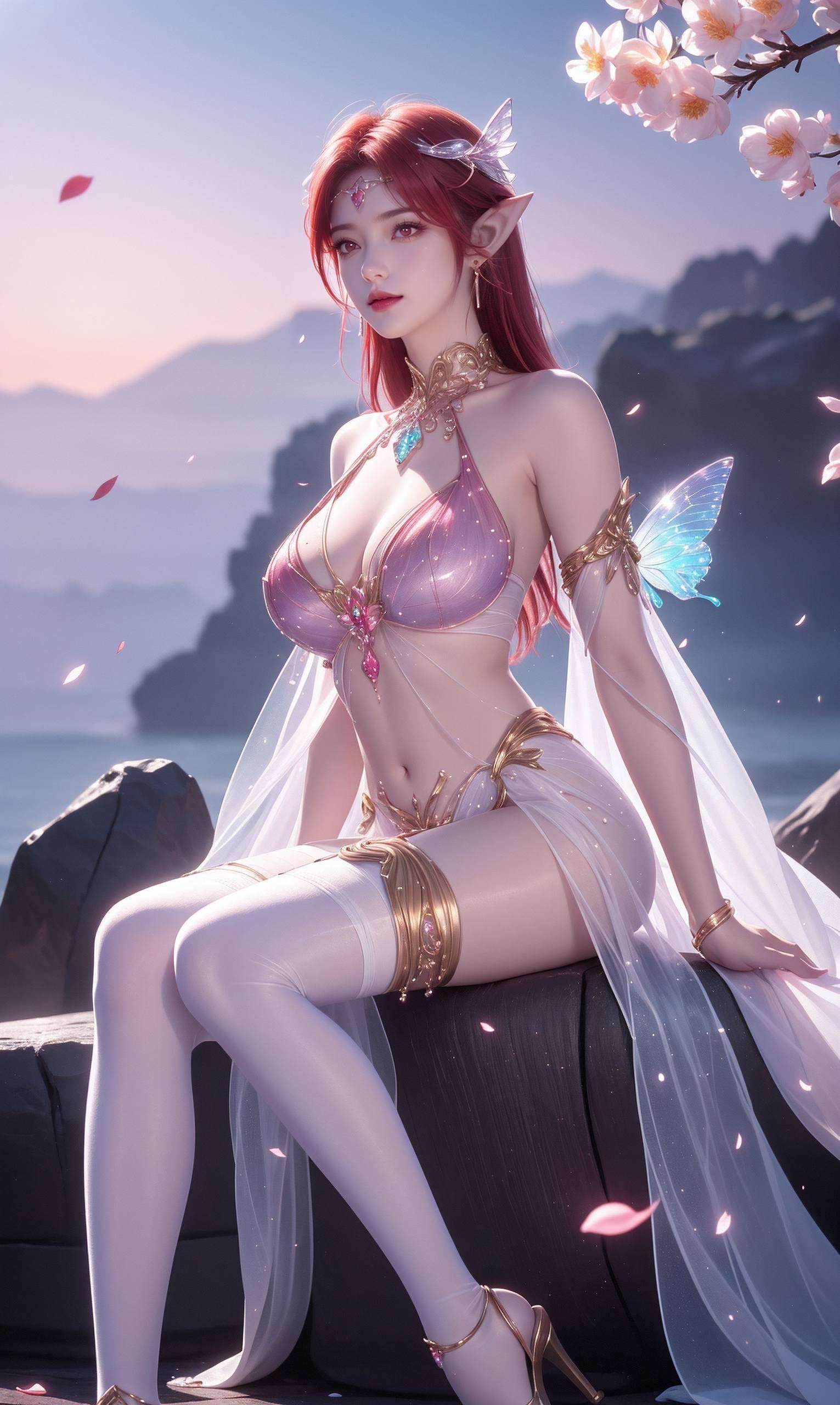 妖夜的背影壁纸高清美图
