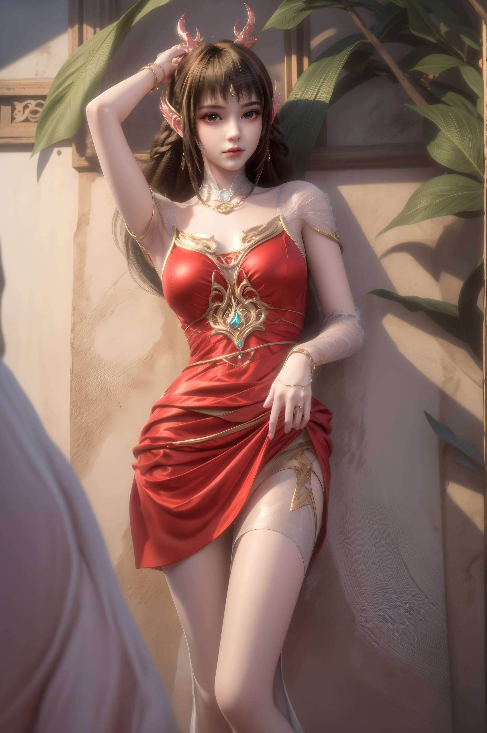 百炼成神云落平板壁纸高清美图
