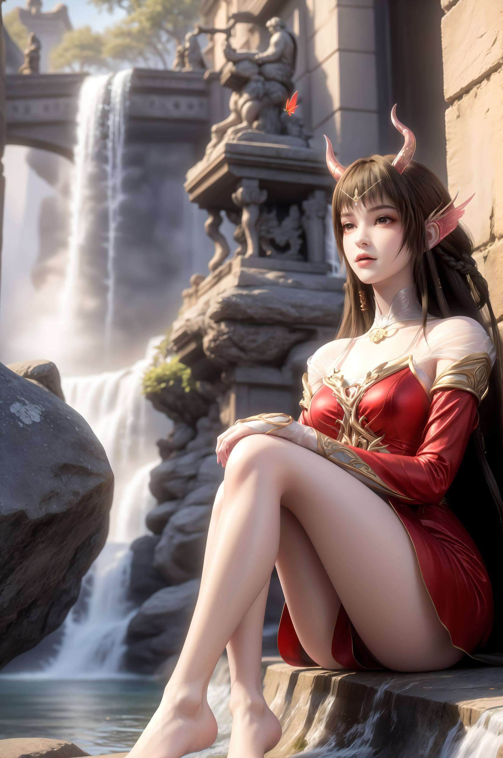 百炼成神云落壁纸图片高清美图