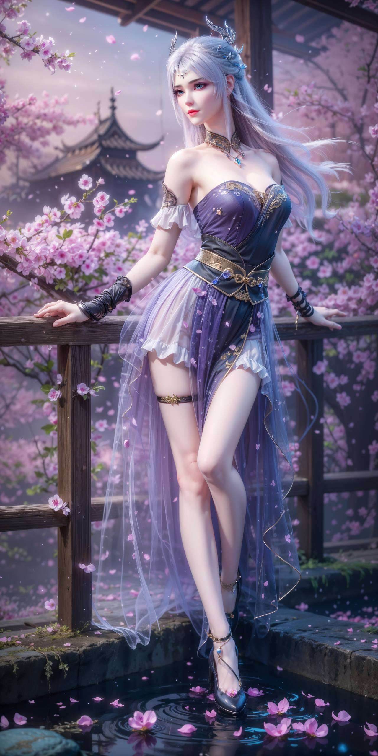 国漫女神洛璃ai壁纸高清美图