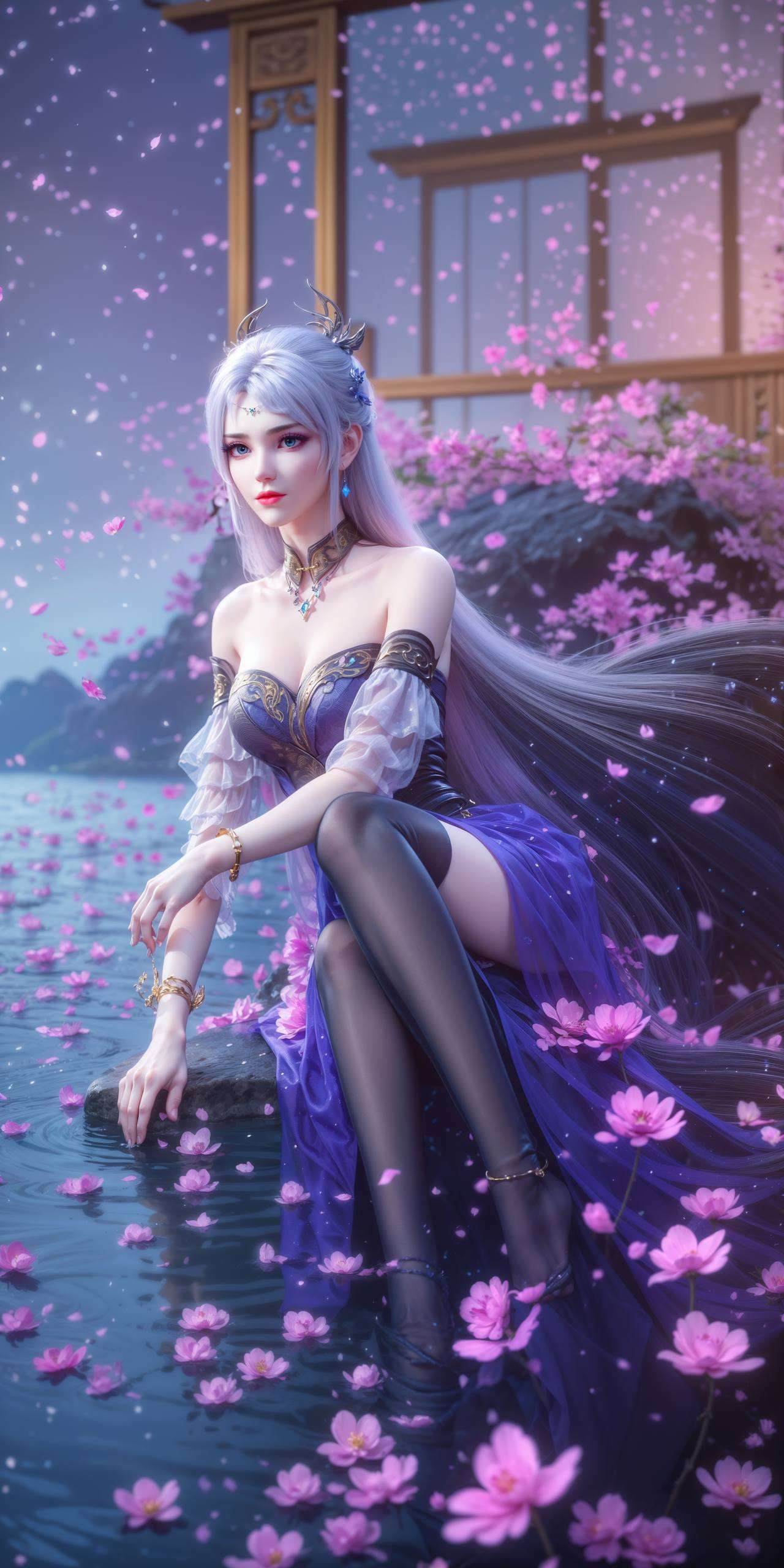 洛璃紫色壁纸高清美图