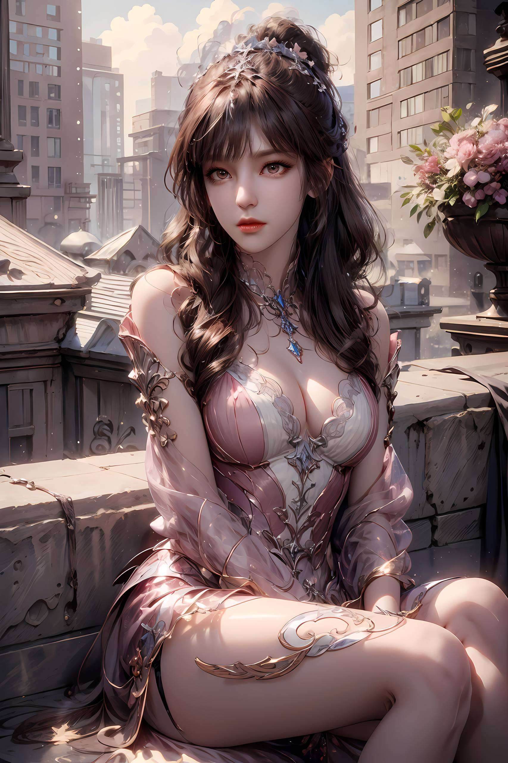 蓝色校服的小舞图片壁纸高清美图