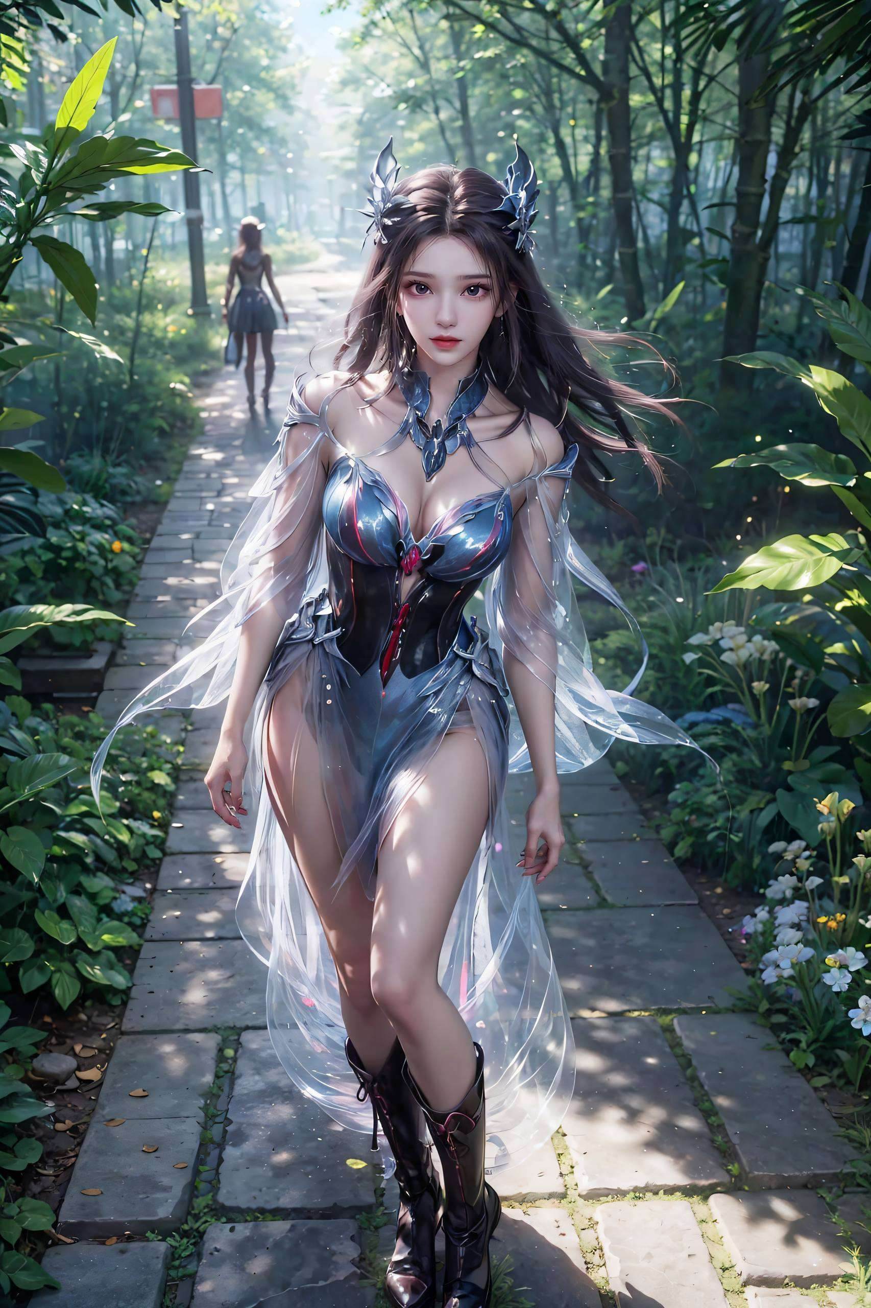 朱竹清ai绘画壁纸高清美图