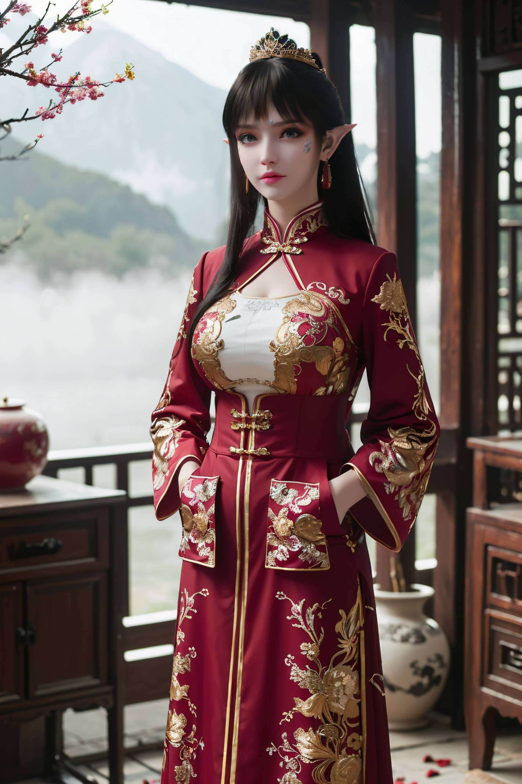 凤清儿4k超清壁纸融合高清美图