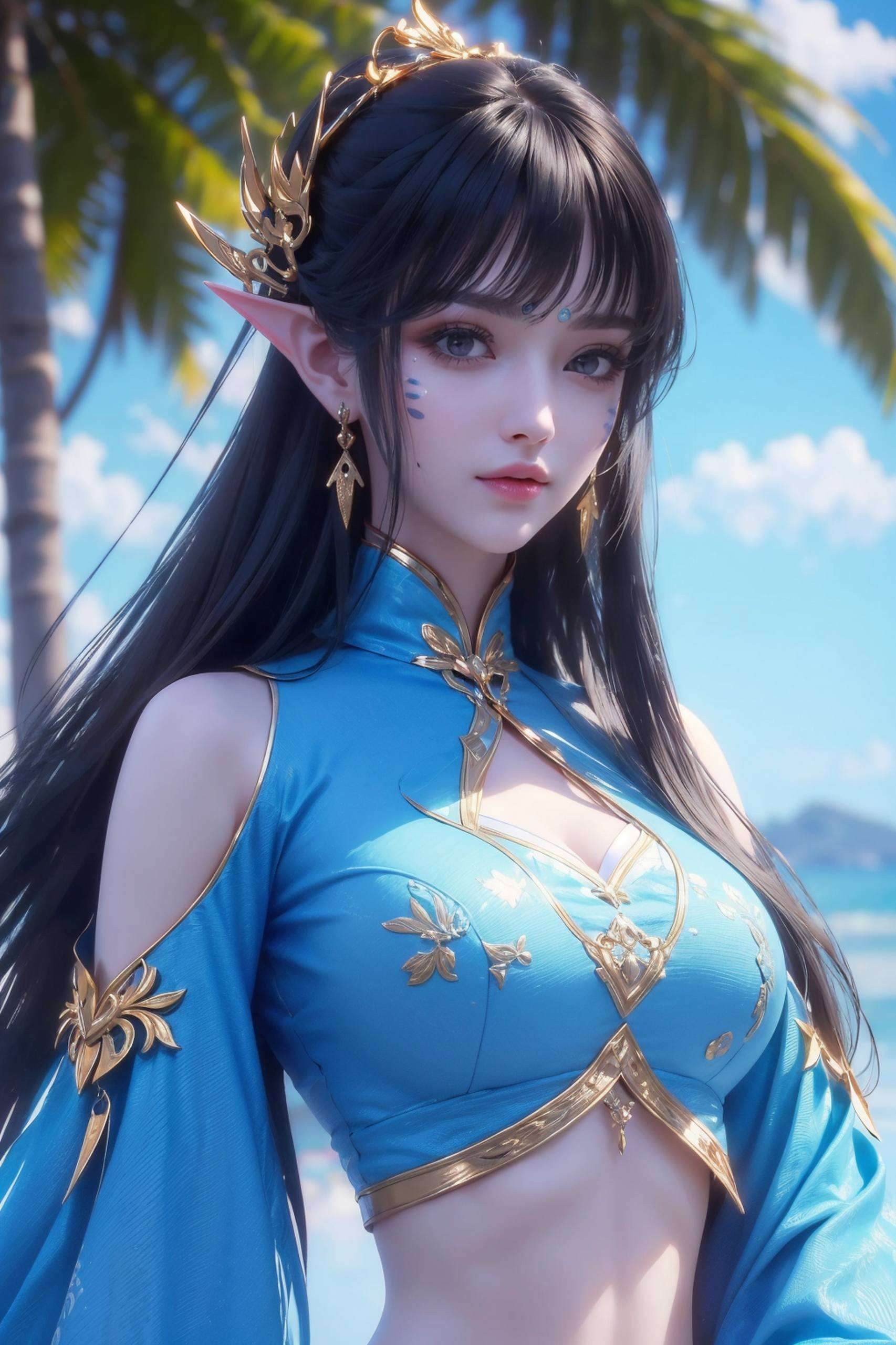 凤清儿流泪壁纸高清美图