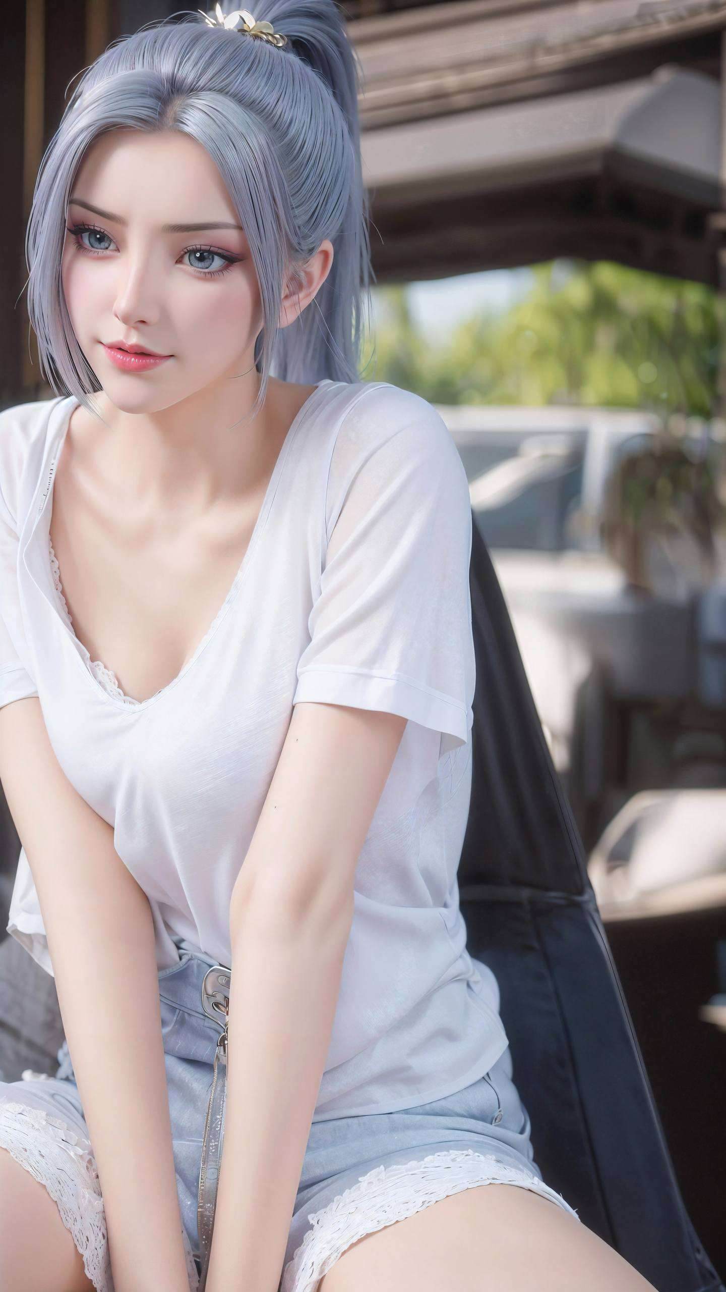 斗破苍穹中的韩月泳装壁纸高清美图