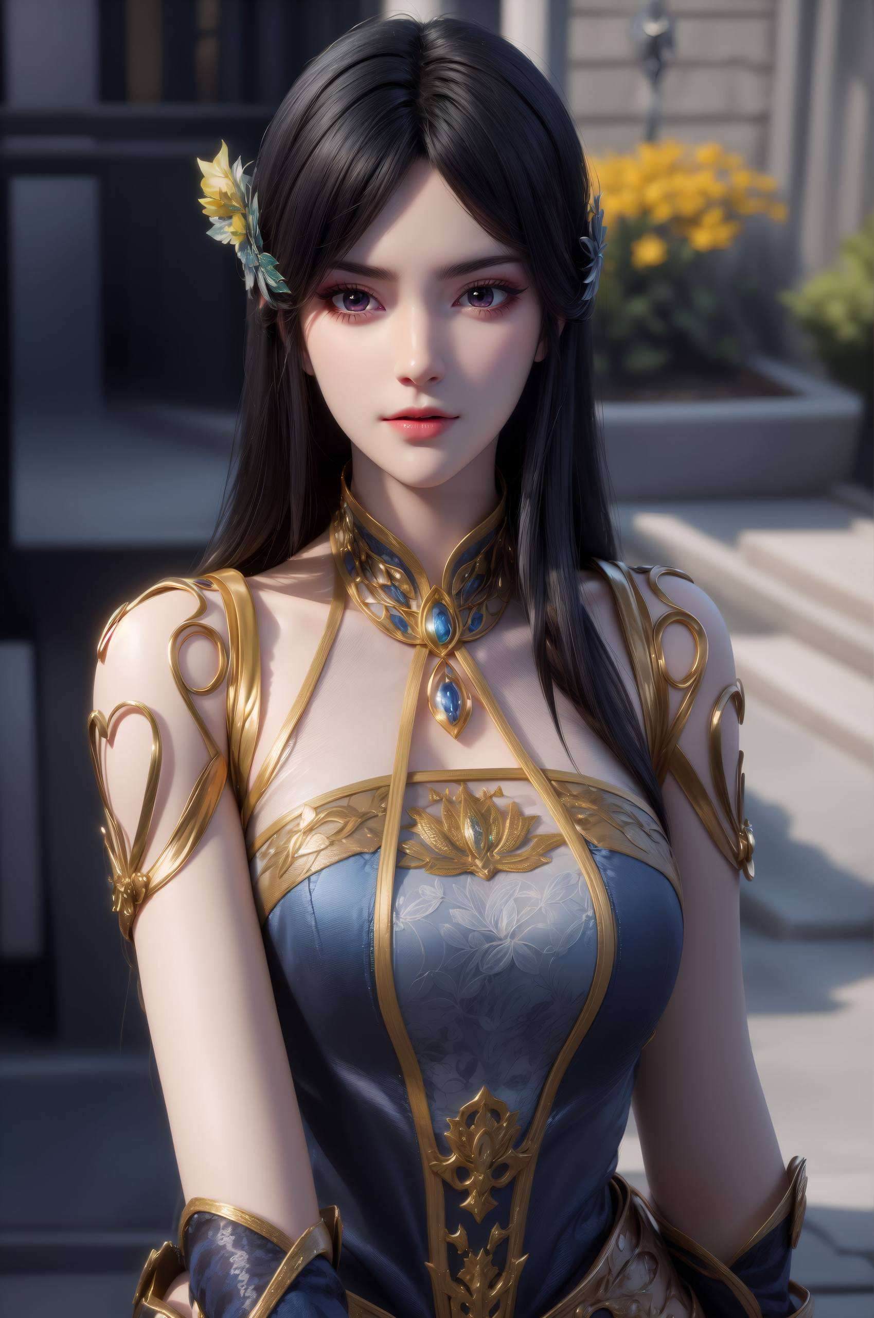 国漫女神柳菲壁纸高清美图