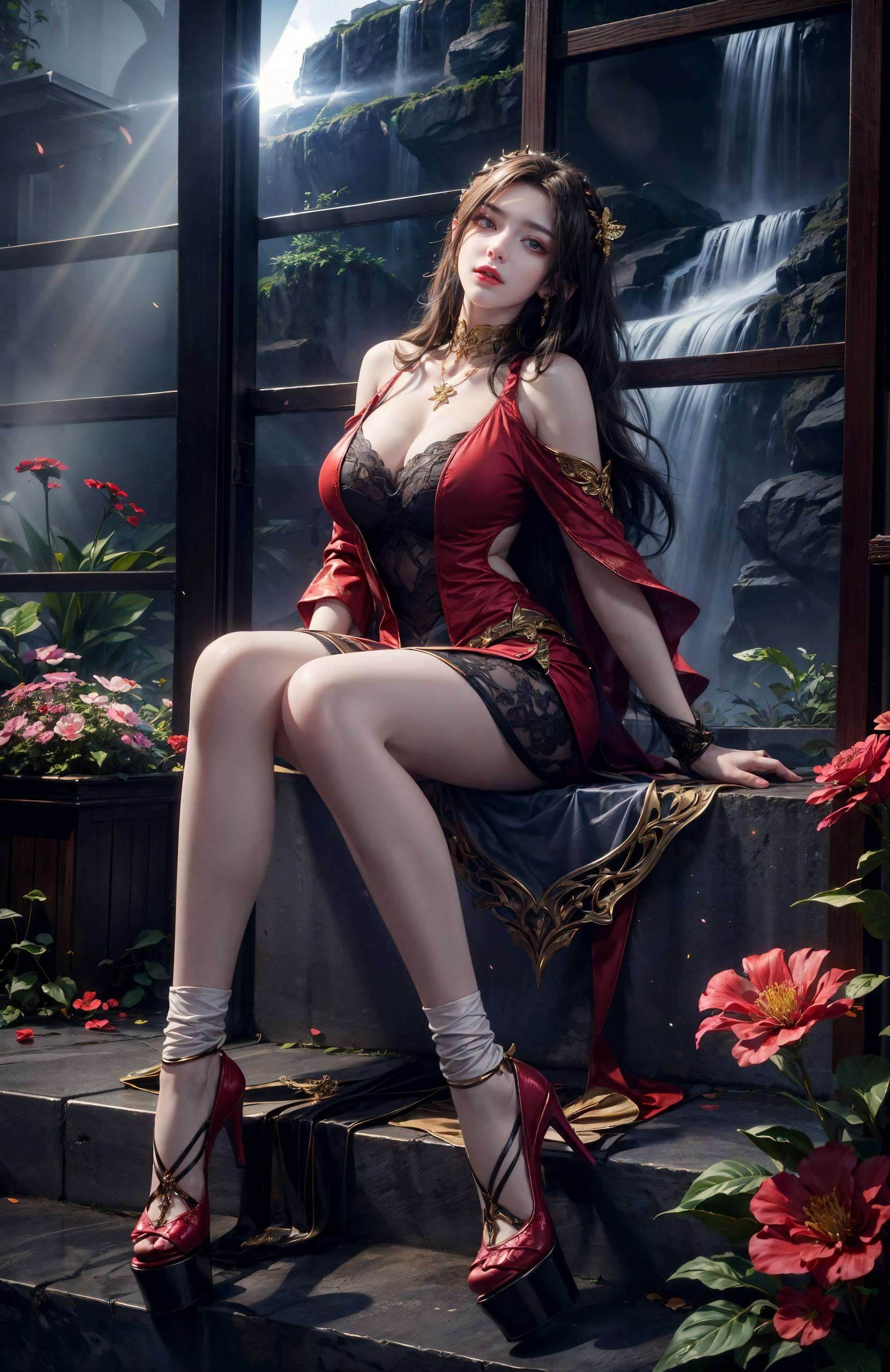 斗破苍芎美杜莎雕像壁纸高清美图