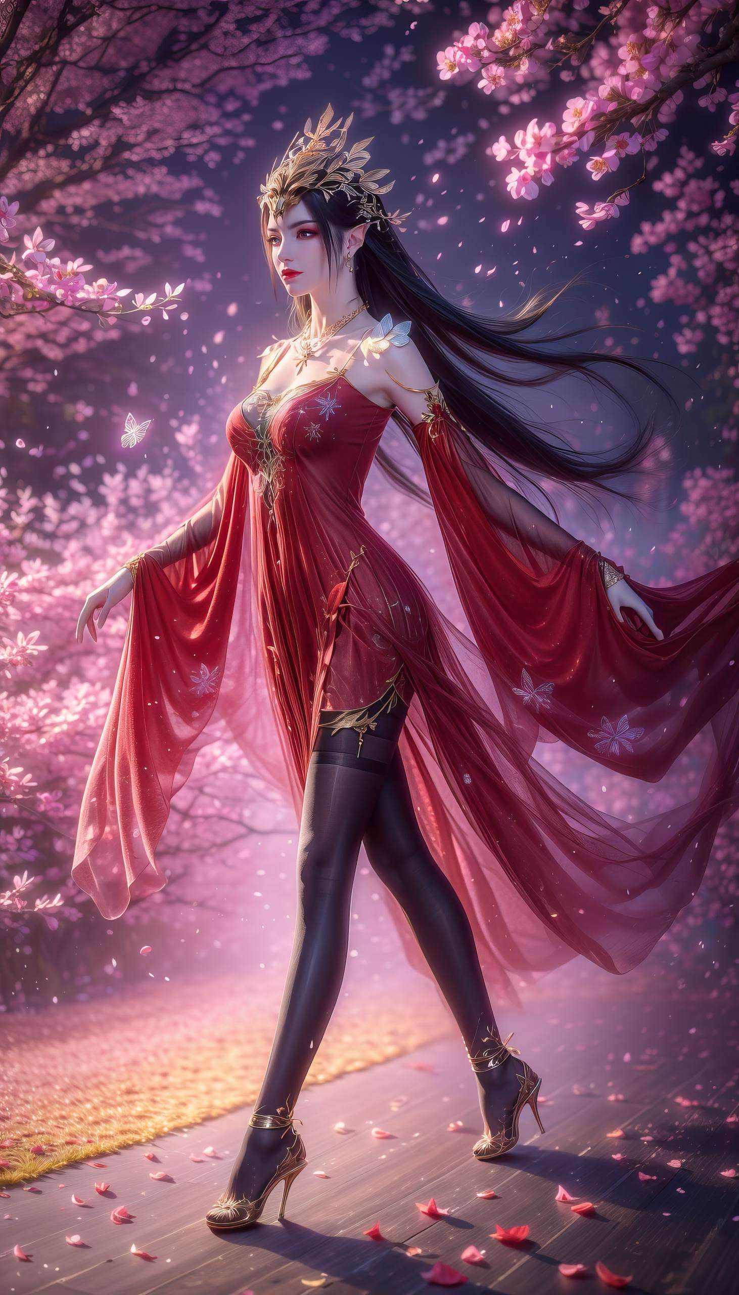 斗破苍穹美杜莎接住萧炎壁纸高清美图