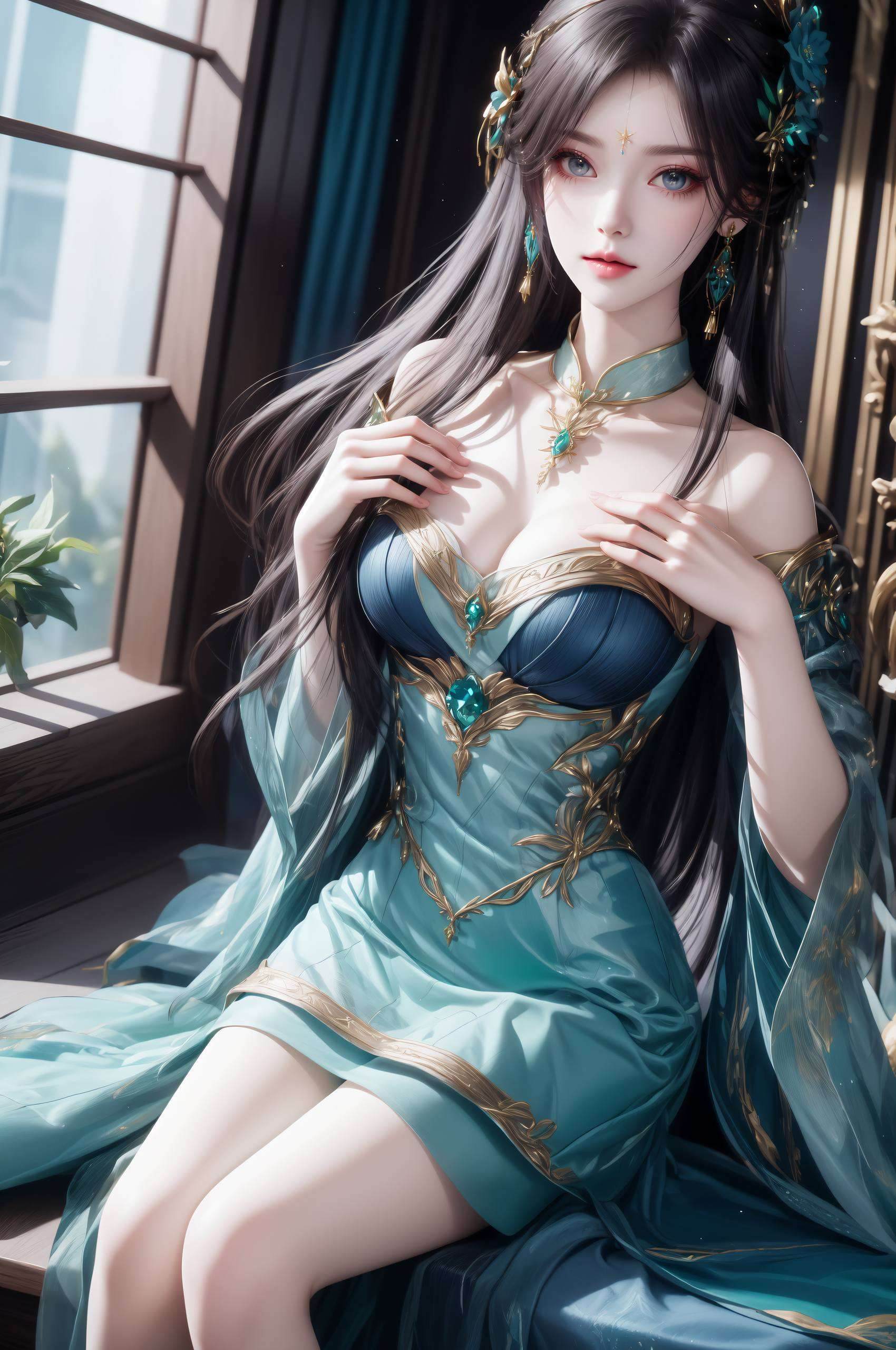 萧薰儿金帝焚天炎壁纸高清美图