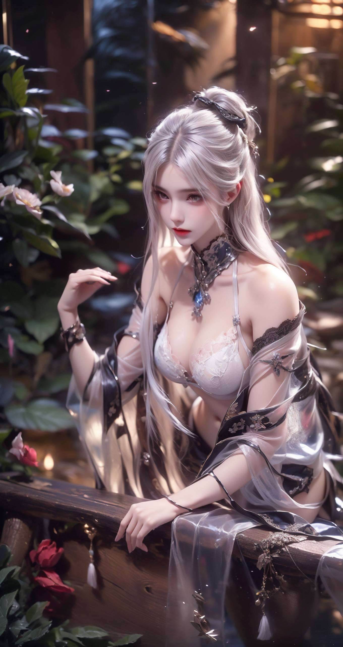 小医仙紫色衣服高清壁纸高清美图