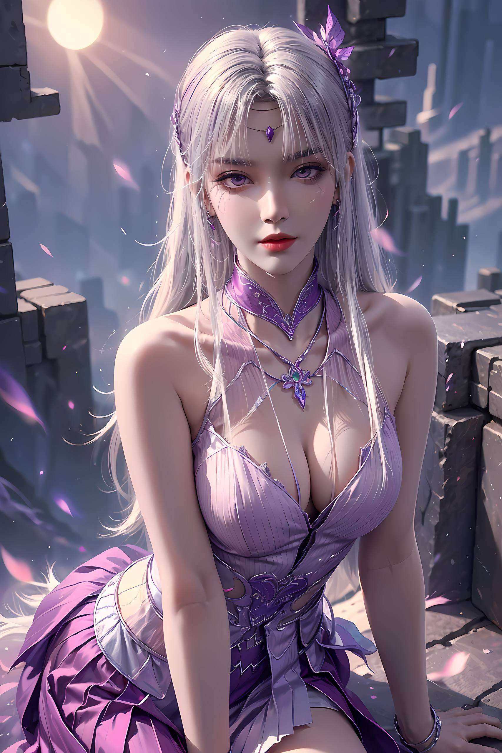 小医仙高清壁纸白衣高清美图