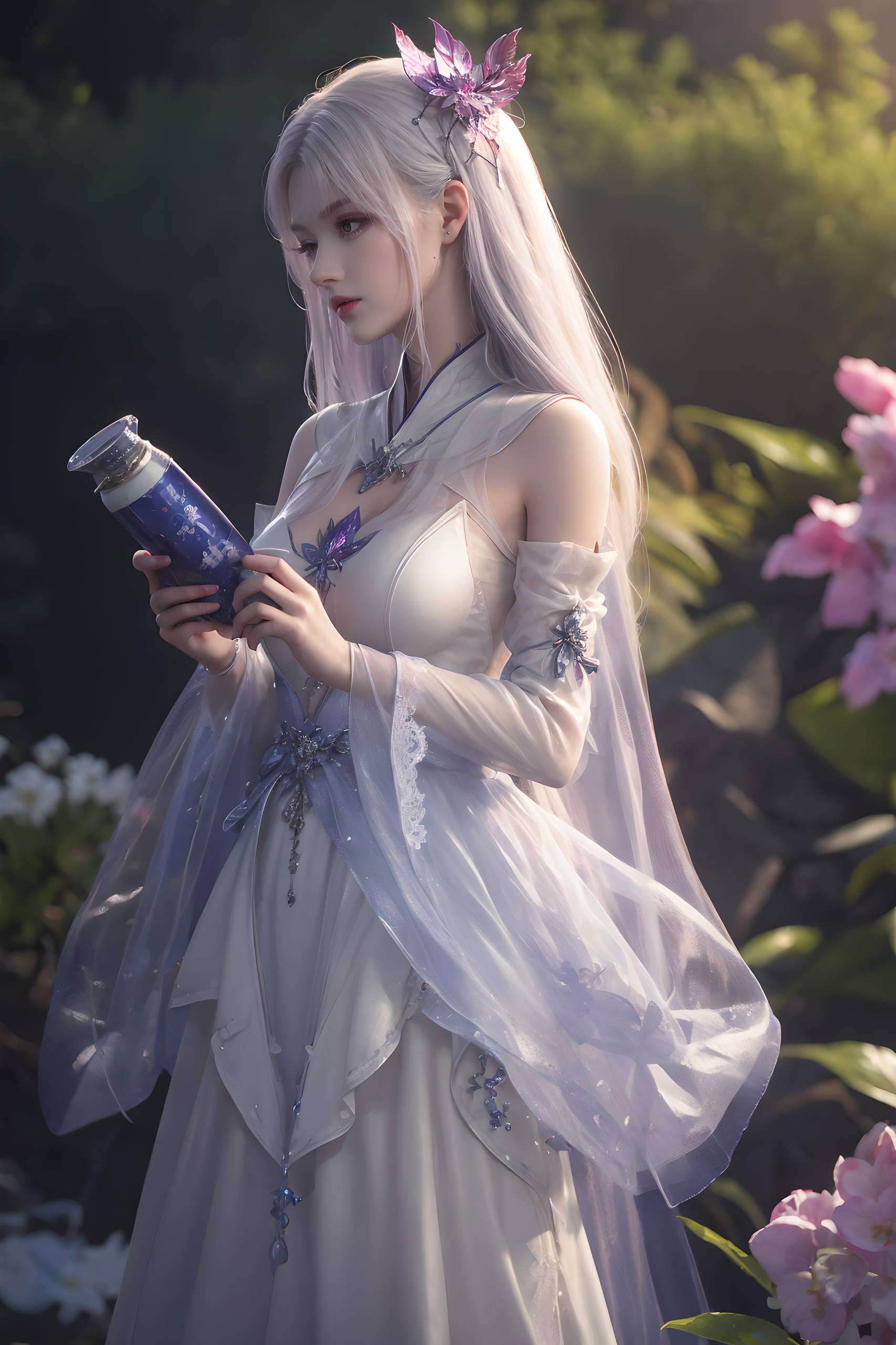 美杜莎小医仙同框电脑壁纸高清美图