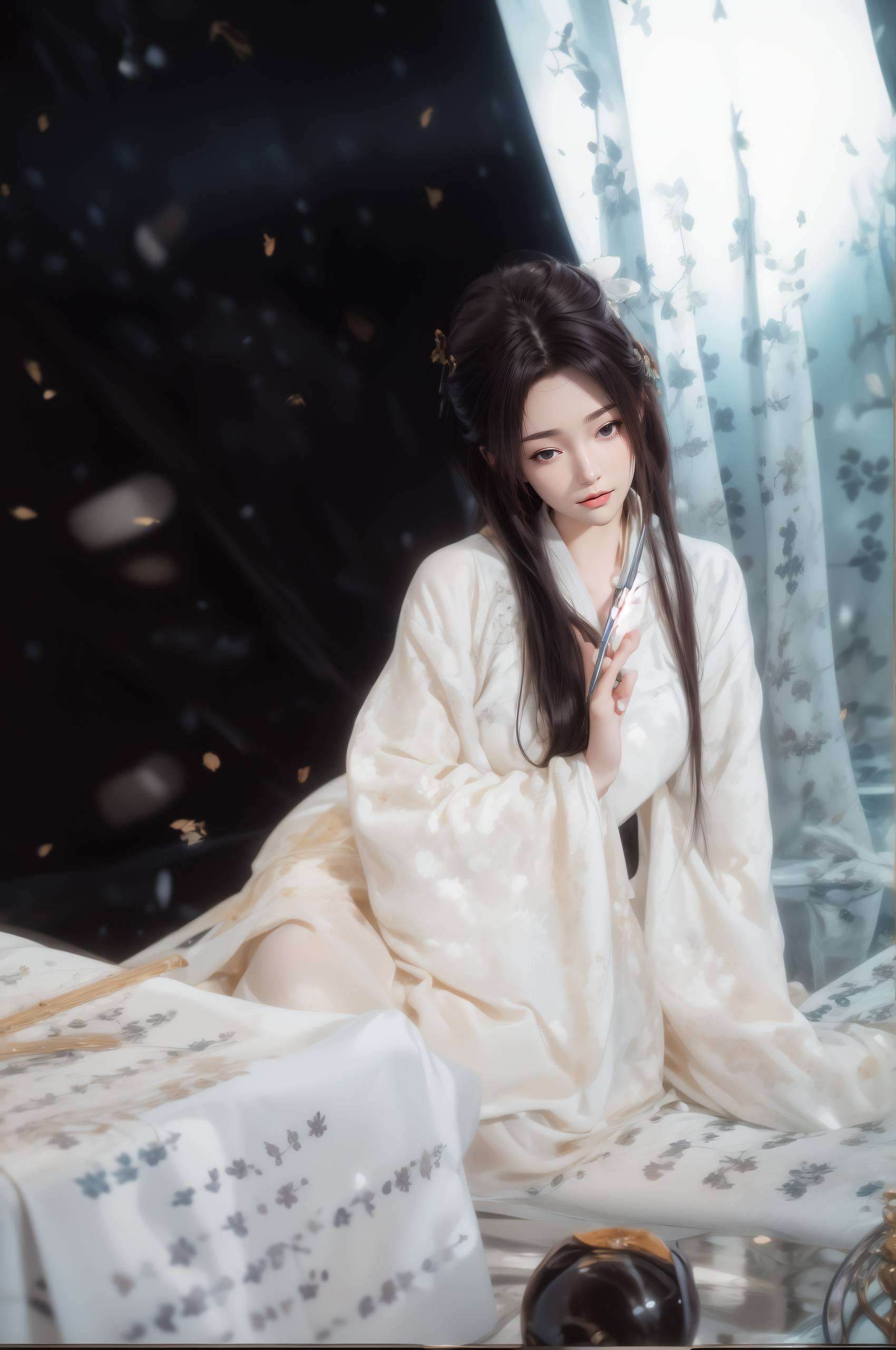云韵与萧炎擦肩而过壁纸高清美图