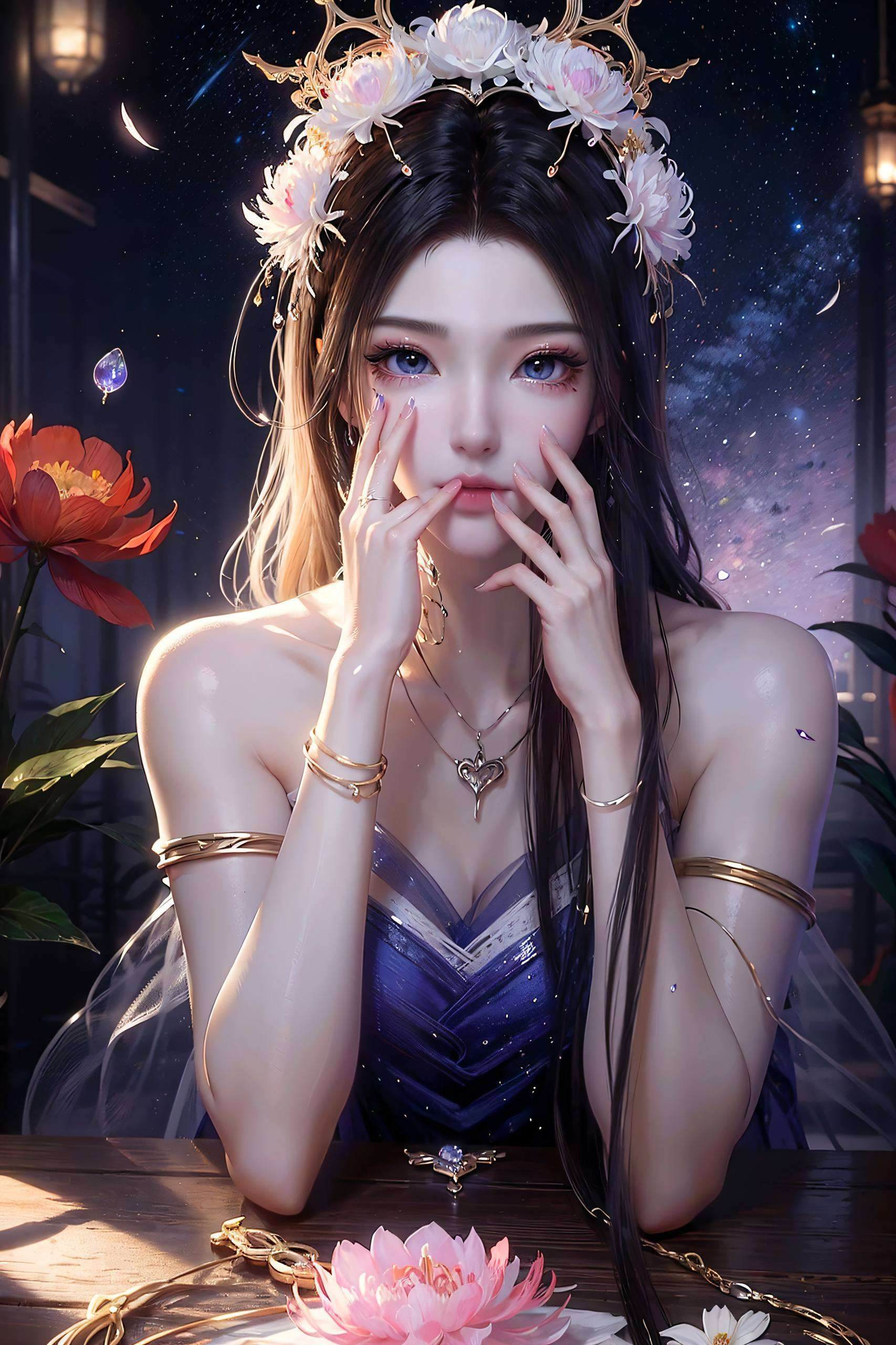 紫灵壁纸图高清美图