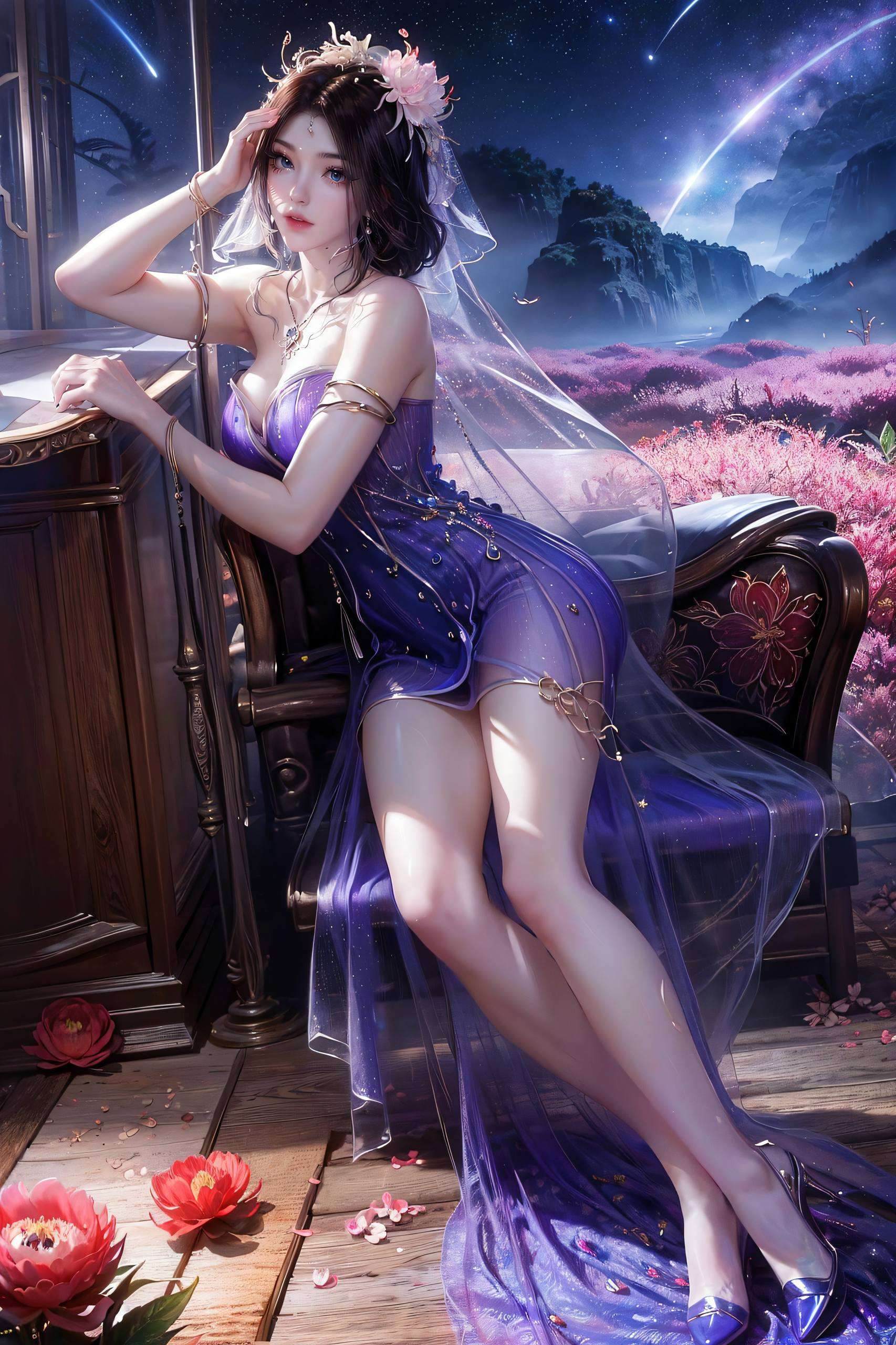 紫灵国漫美女壁纸图片大全高清美图
