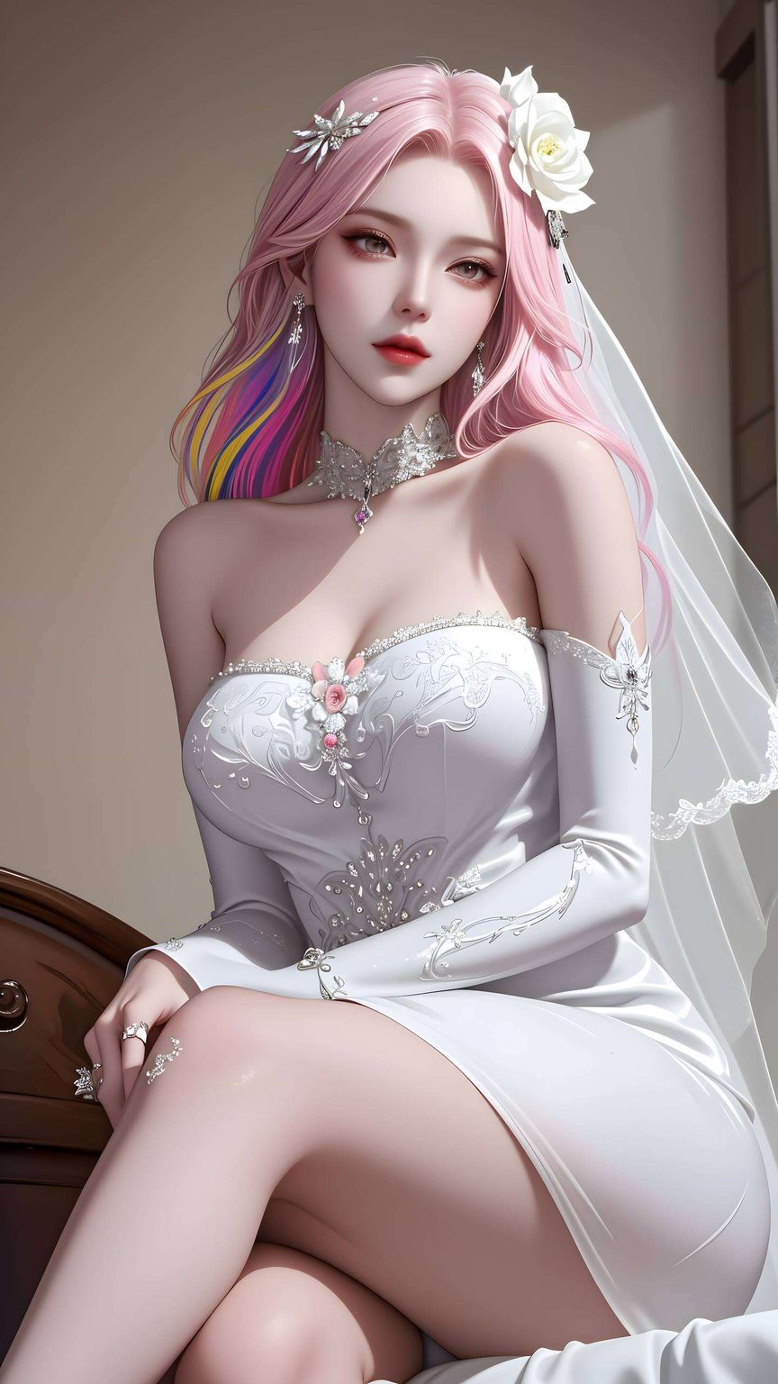 让桌面瞬间焕发艺术光彩全屏ai绘画动作素材中的不规则PCAI美女