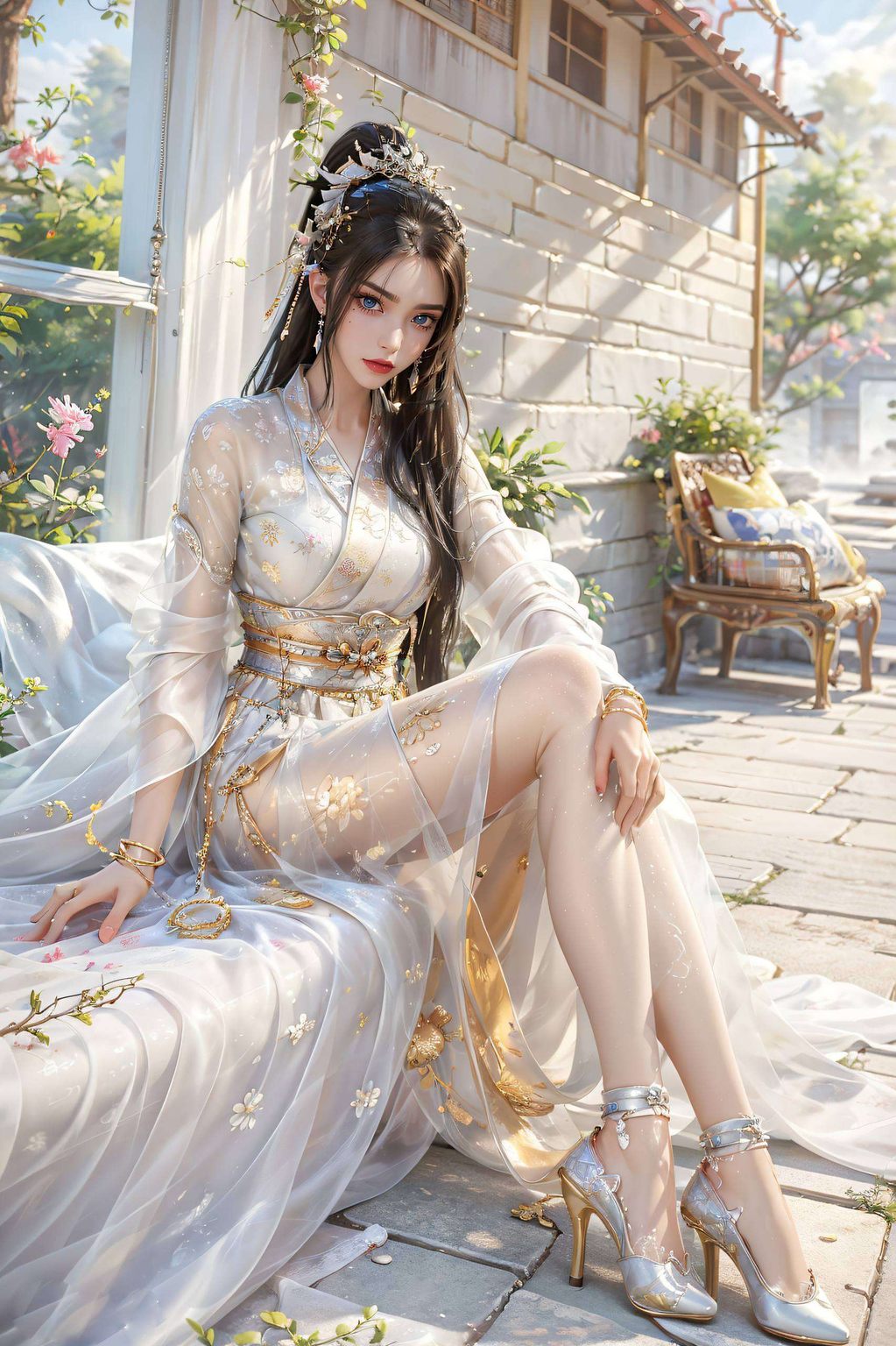 AI绘画魔法般地捕捉到了方清雪那如冰雪般纯净的笑容每一像素都细腻展现了她美的每一个细节