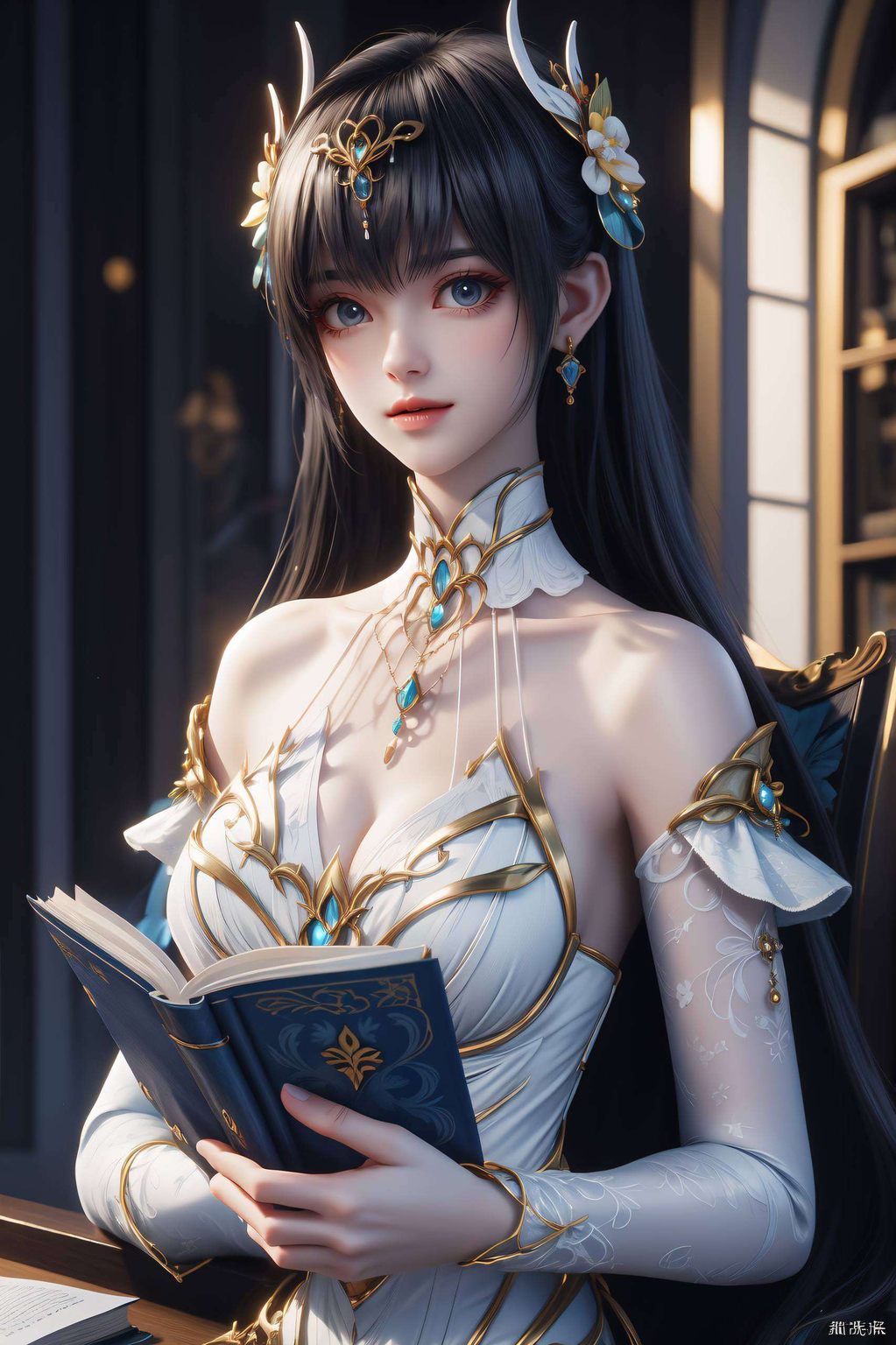 那位AI国漫女神金属质感的Pcai美女