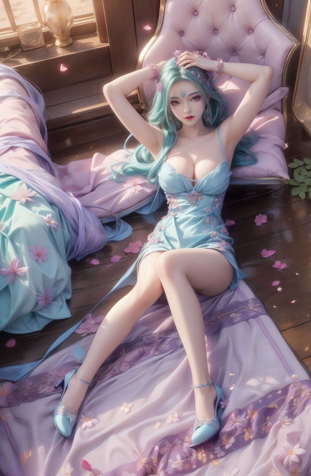 一瞥一笑间她的倩影映入2560p壁纸