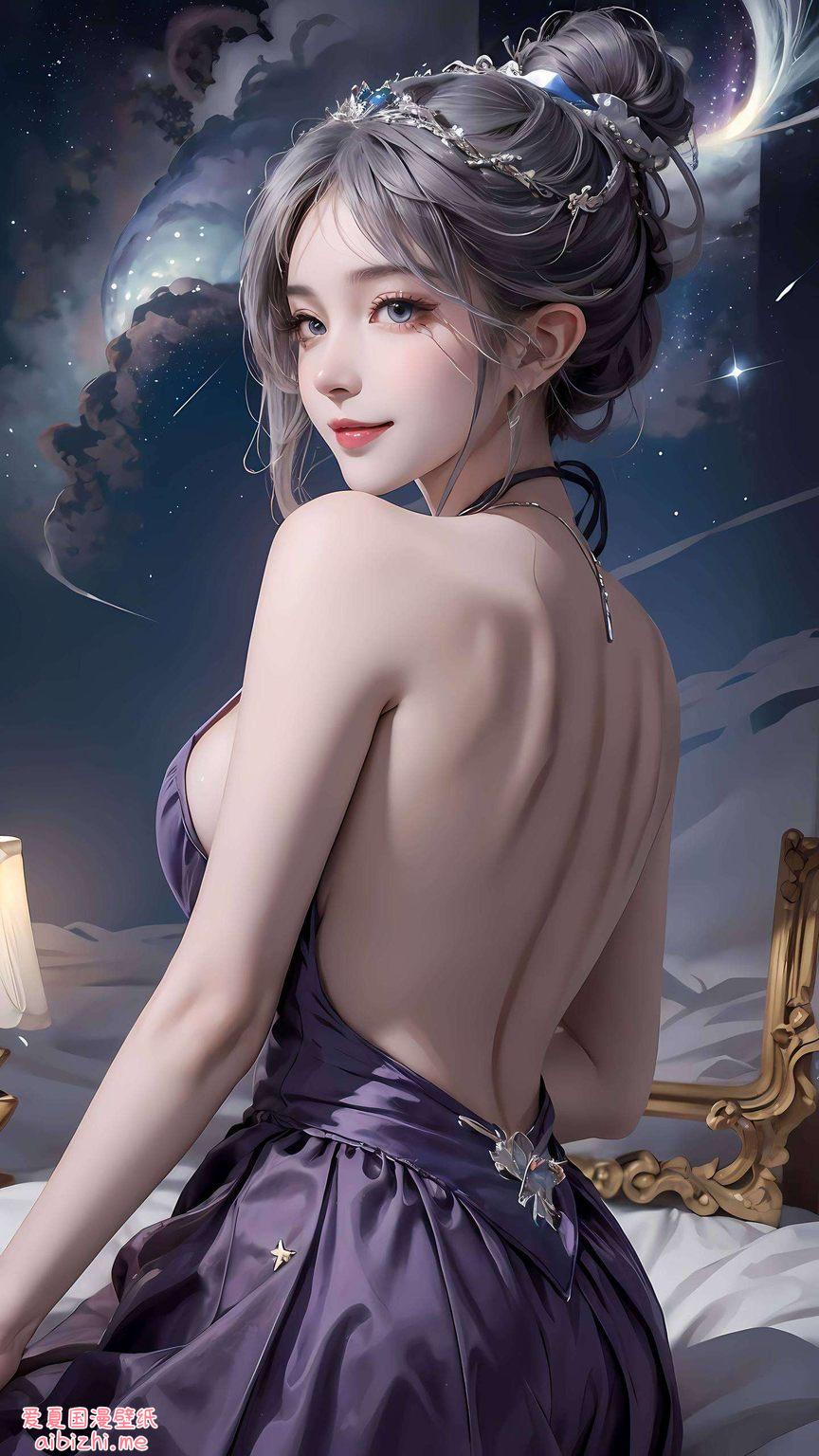 泪珠却透露着无尽的深情专为Win10设计的桌面背景