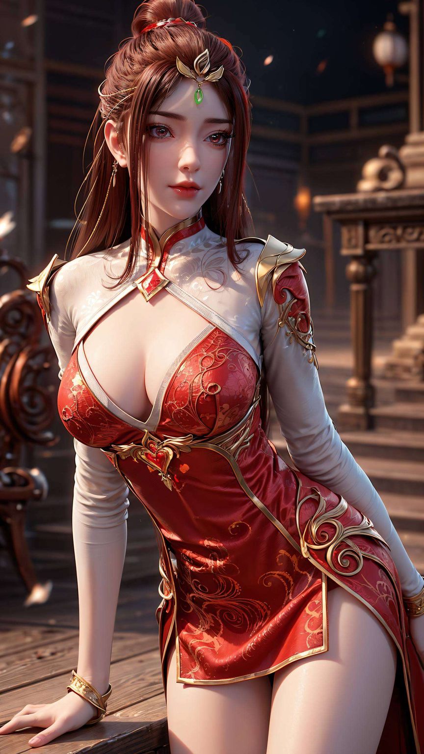 打造极简风格的美女角色Pose素材以AI绘画的精湛技艺