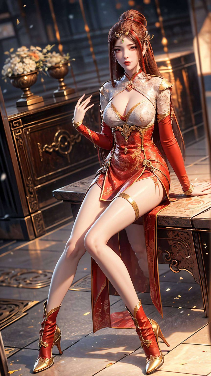 超精致几何设计女装华美绽放