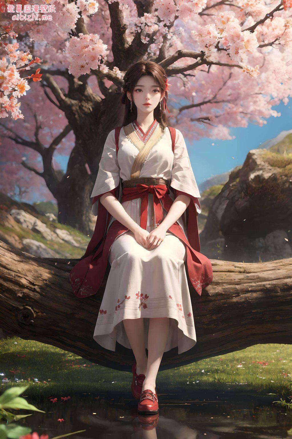 这款AI绘画人物动作参考图带你领略国漫女生的柔美风姿