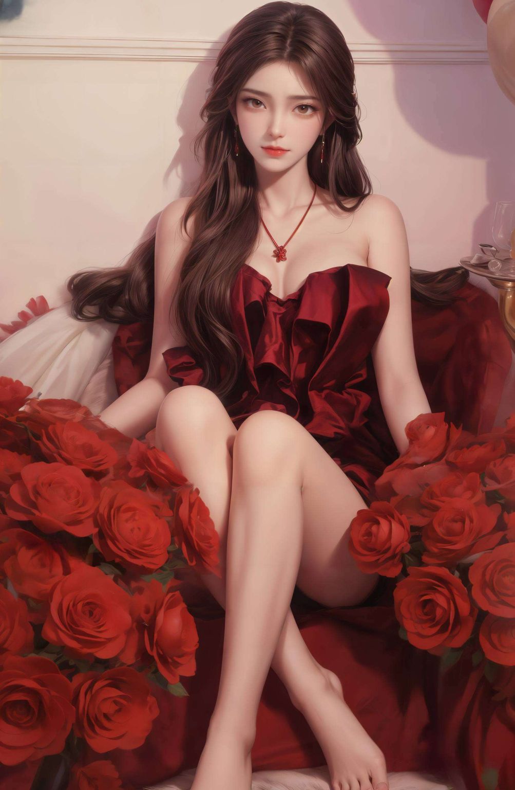 将炽热的火焰与神秘的光芒巧妙融合这款4K高清壁纸以火灵儿Wallpaper的灵动形象为主题