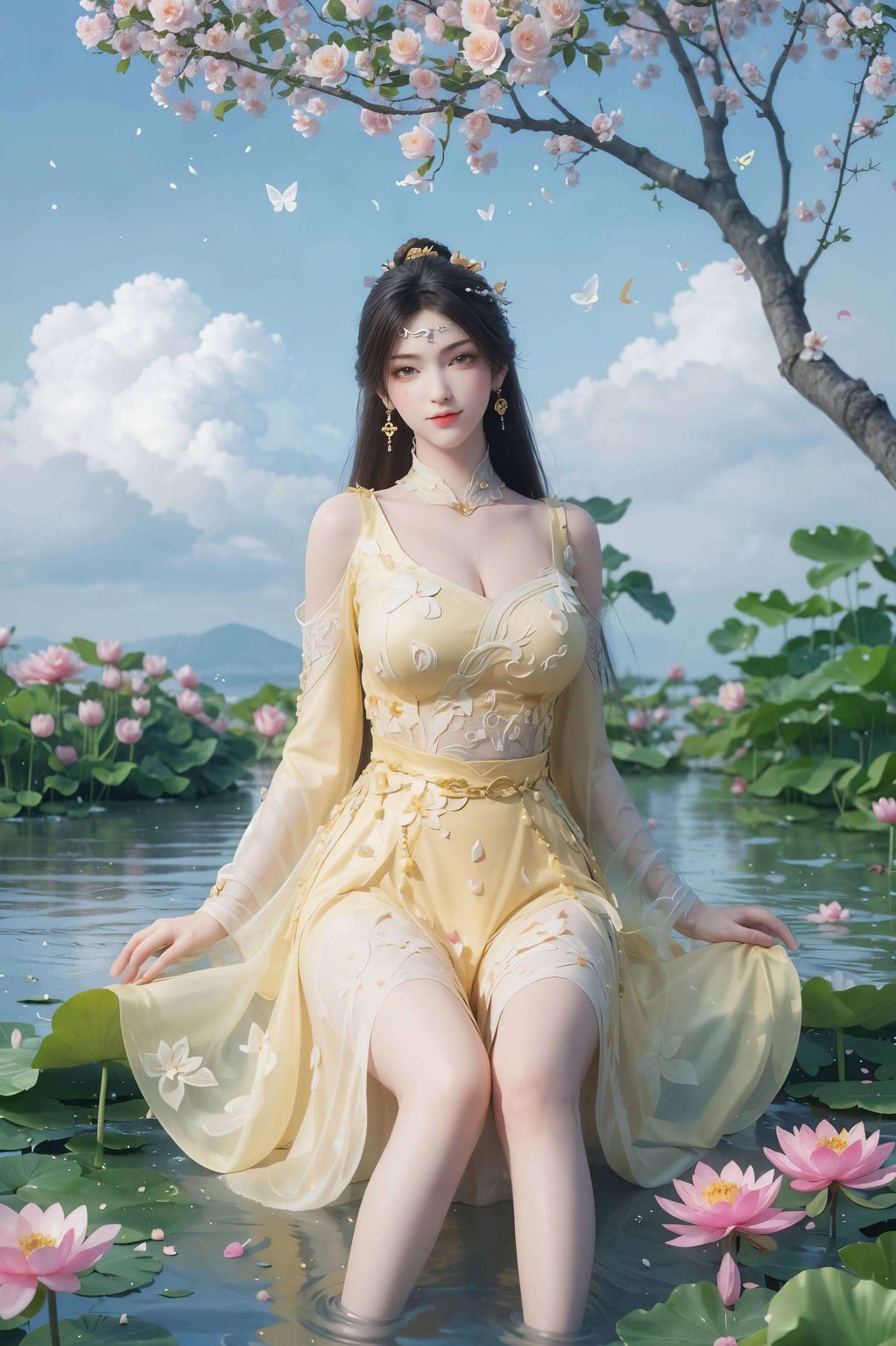 漫画金瓶儿游装壁纸以独特的艺术风格呈现