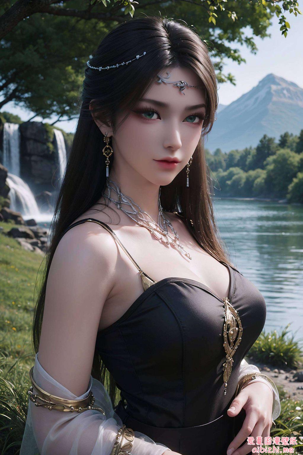 护眼新选择！这款最新版苹果国漫美女粉色壁纸细腻的笔触、柔和的色彩