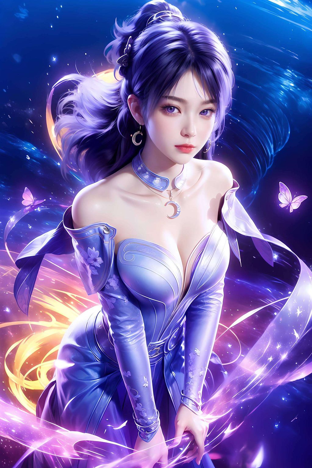 感受国漫之美这款热门国漫女主遮天姬紫月的2K高清宽屏壁纸