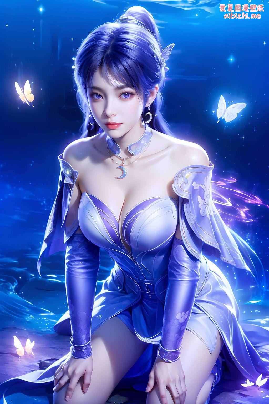 遇见国漫女神姬紫月新形象！绿色最新版2560p壁纸探寻古典之美