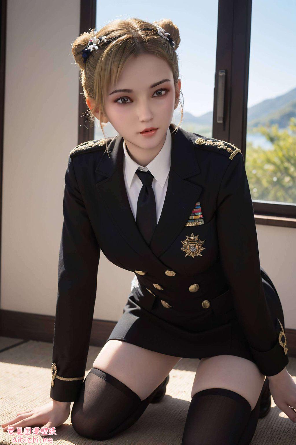 “豪华平板上的AI女神仿佛置身于未来科技的梦幻世界