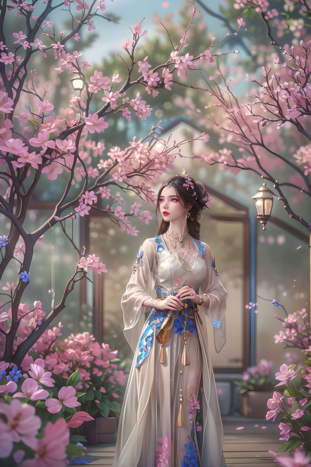 为你的桌面带来一抹清凉的夏日风情以简洁线条勾勒出她的优雅身姿