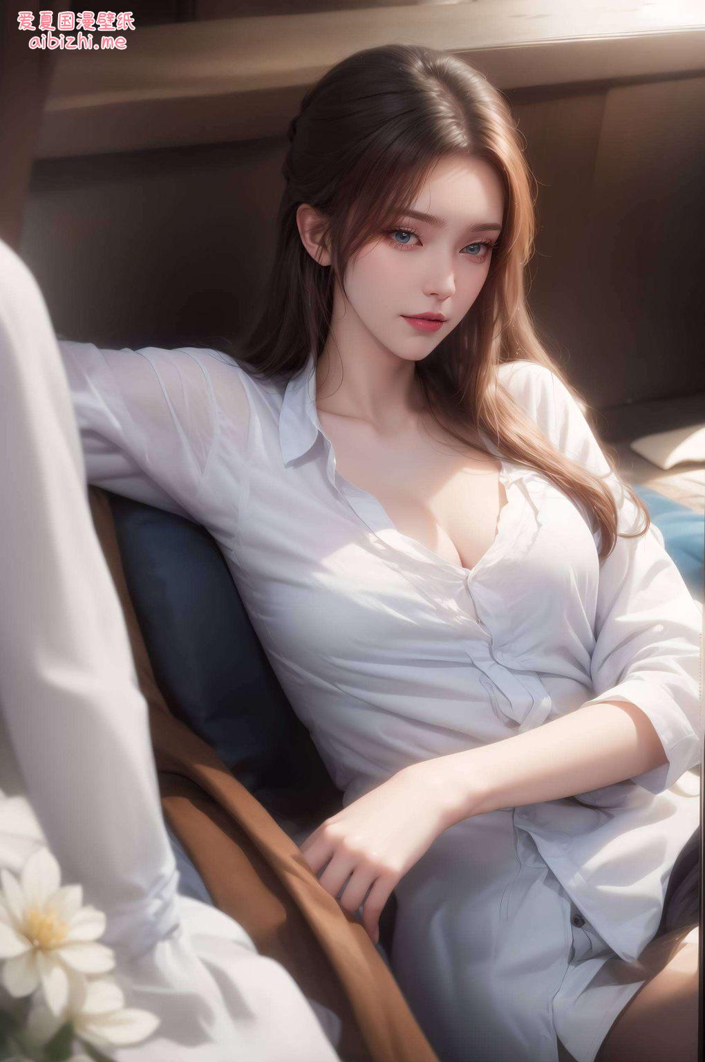 禅意十足的眼神中透着侘寂之美小李慕婉静坐于枯山水旁