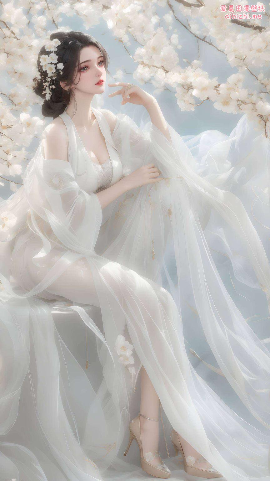 探索国漫之美_ipad背景图片展现国漫美女的柔美与力量