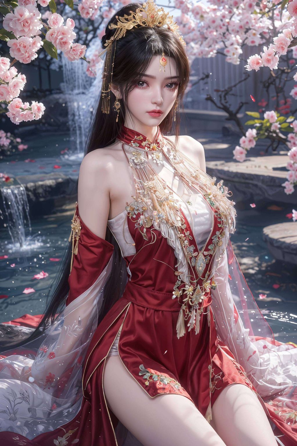 以李慕婉的婚服为主题仿佛带你穿越至那浪漫的婚礼现场