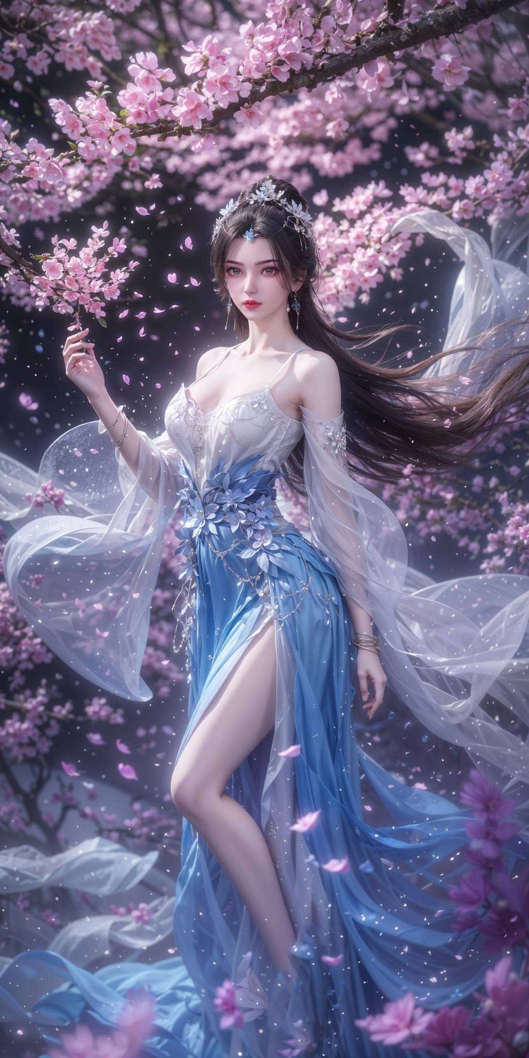 这款AI国漫壁纸她婉约柔美