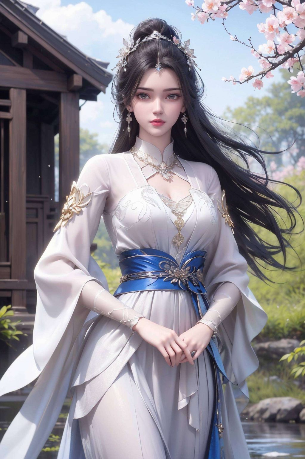 这款最新版的Win10炫彩壁纸细腻笔触描绘出角色的曼妙身姿