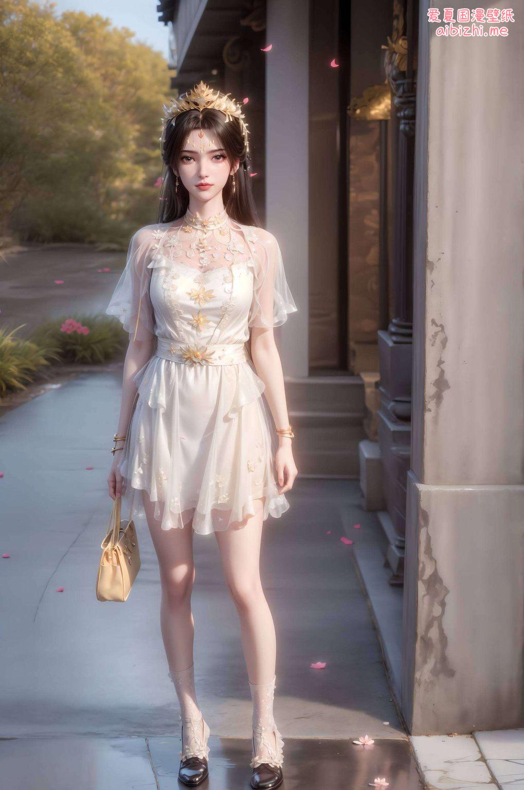 她的每一个细节都被精心勾勒从流畅的线条到柔和的光影