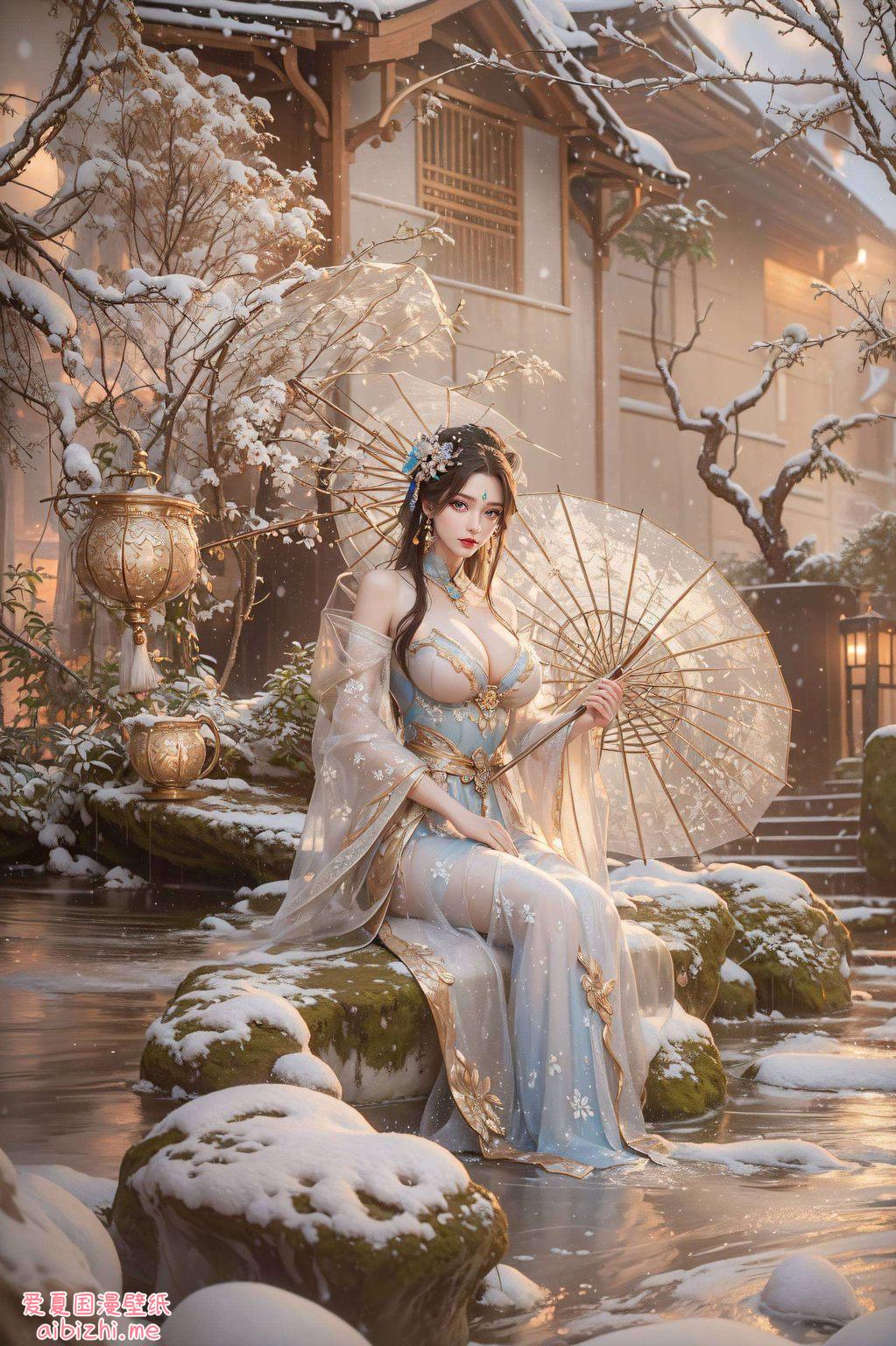 让你感受国漫之美精美动物平板国漫美女粉色
