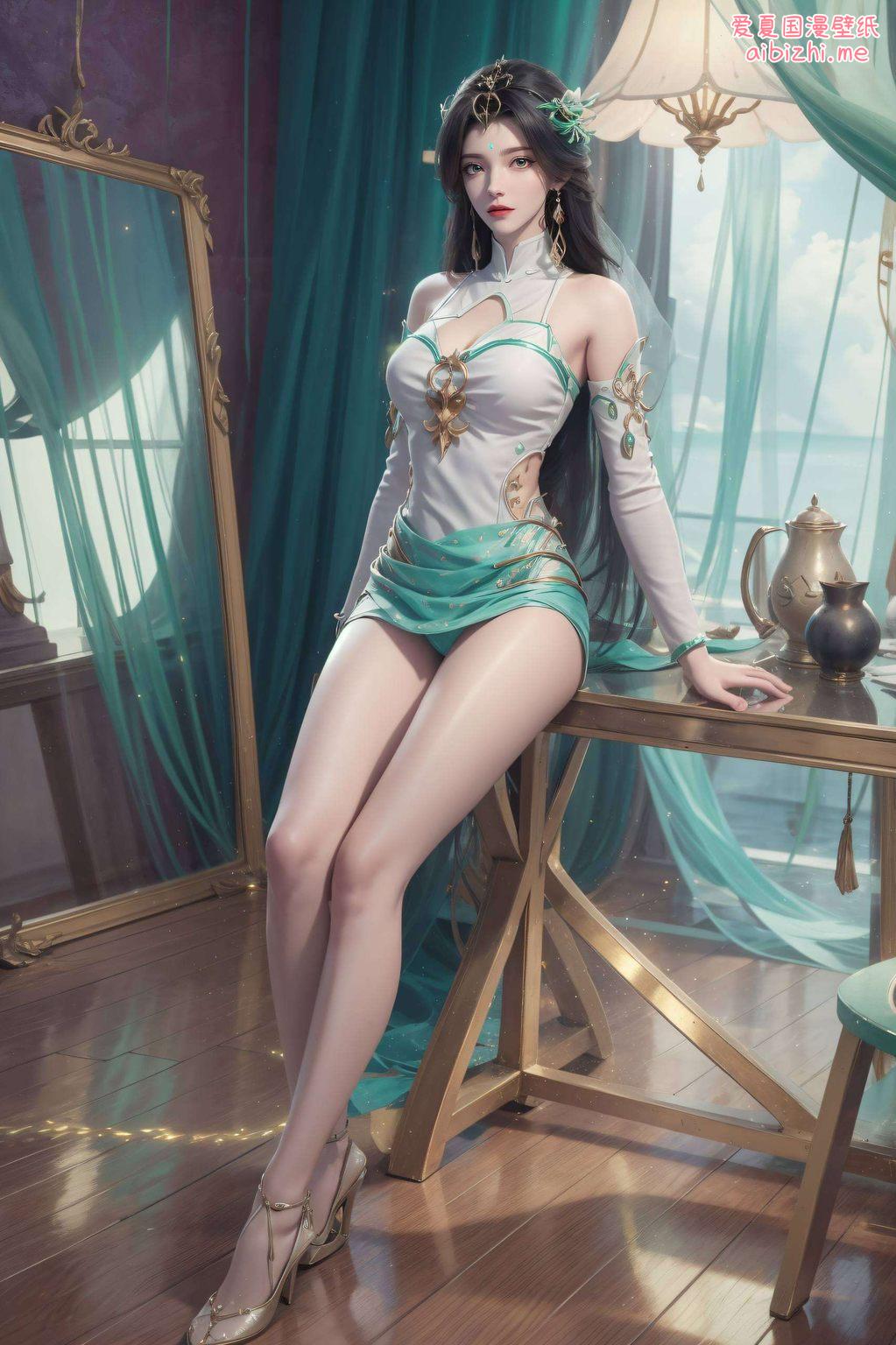 宛如画中人搭配细腻的笔触