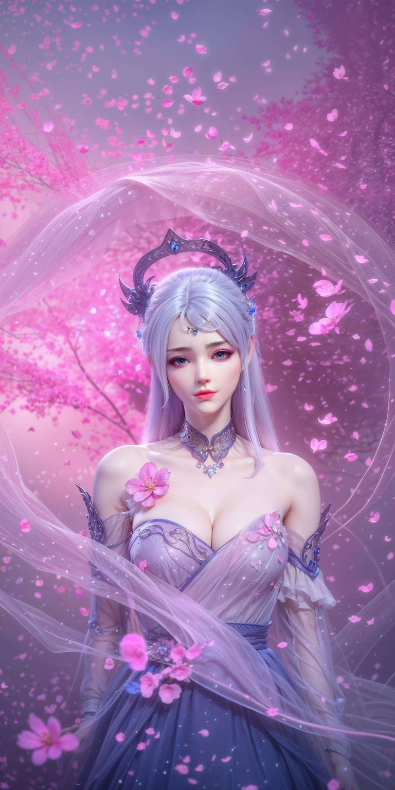 这款特别东方元素的国漫女神洛璃4K超清壁纸将国漫之美与科技结合