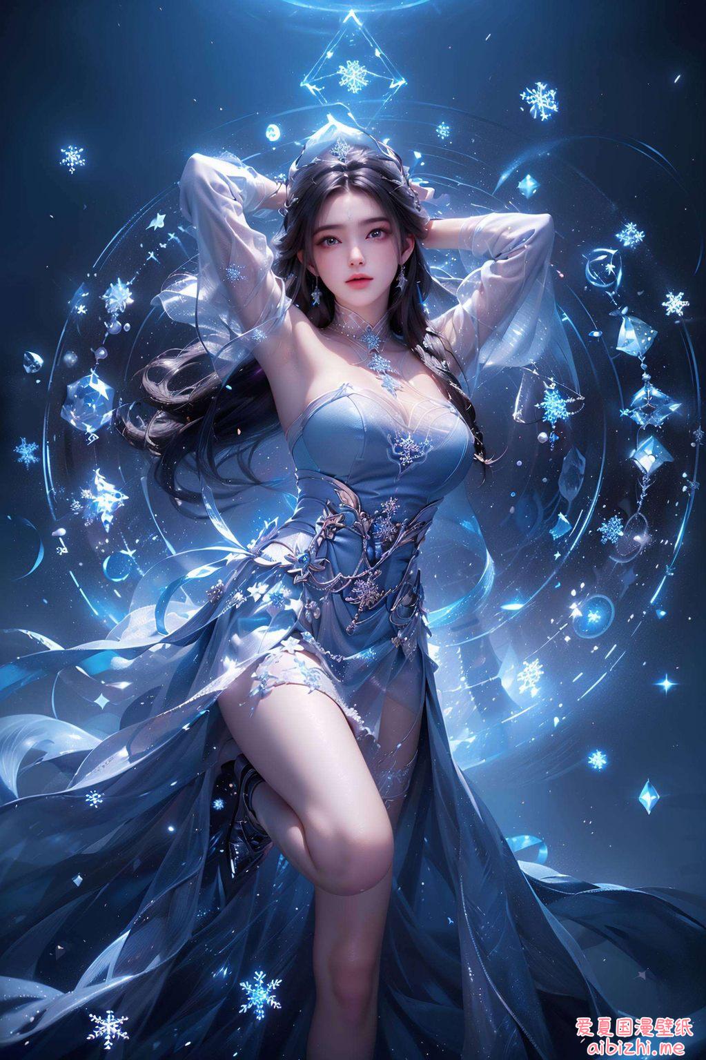 主角惊鸿雪陆雪琪翩翩起舞以2K高清画质呈现国漫美女的细腻魅力