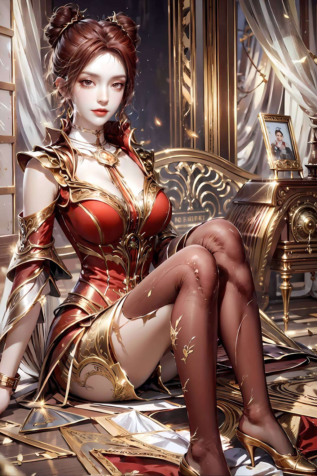 马小桃壁纸图集全新上线！全屏AI绘画动作素材点阵高清无水印