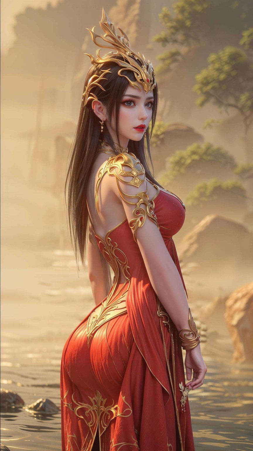 粉色调营造出浪漫梦幻的氛围以美杜莎4K超清壁纸图片高清呈现