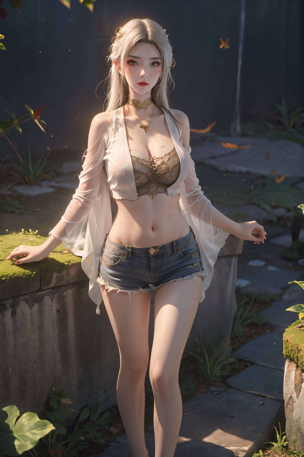 高清细腻这款美杜莎壁纸全身高清4K